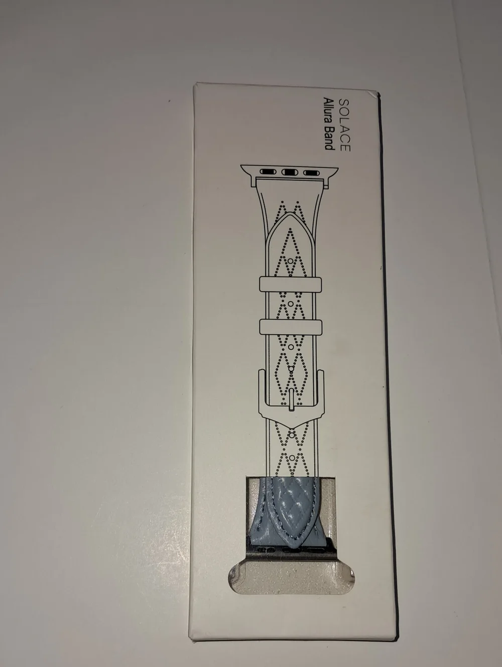 Solace Alura Band for Apple Smartwatch Strap - Light Blue